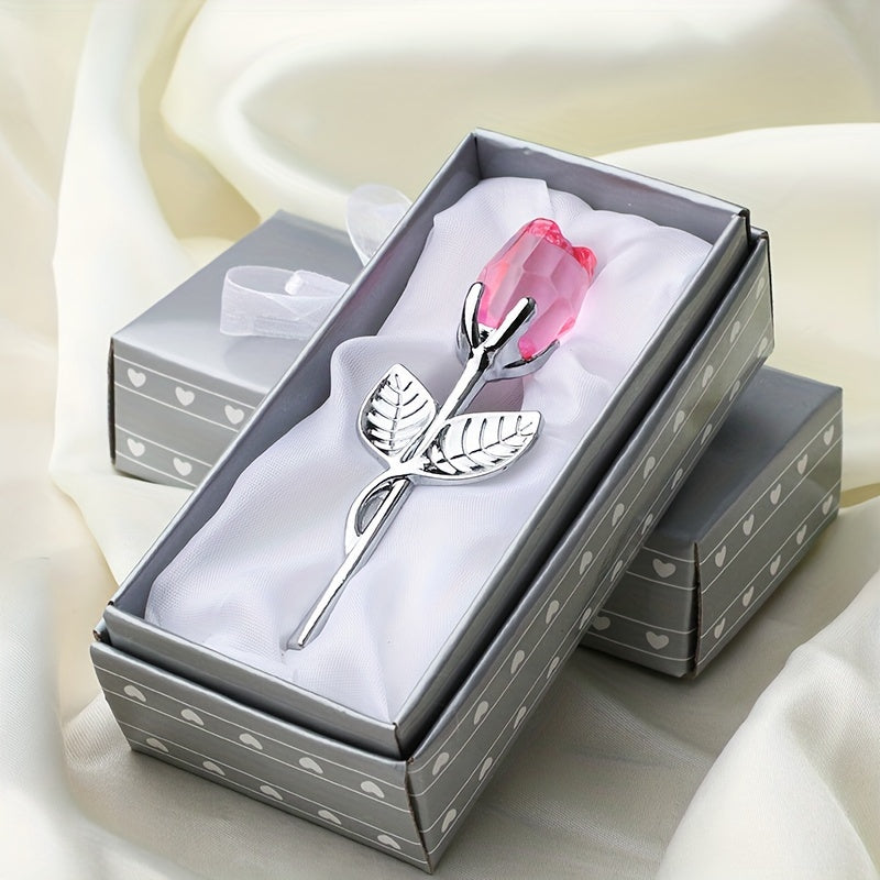 Premium Mini Crystal Rose – A Symbol of Eternal Love