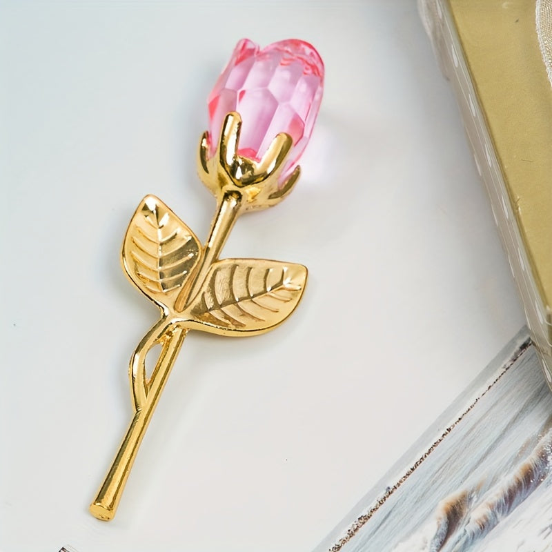 Premium Mini Crystal Rose – A Symbol of Eternal Love